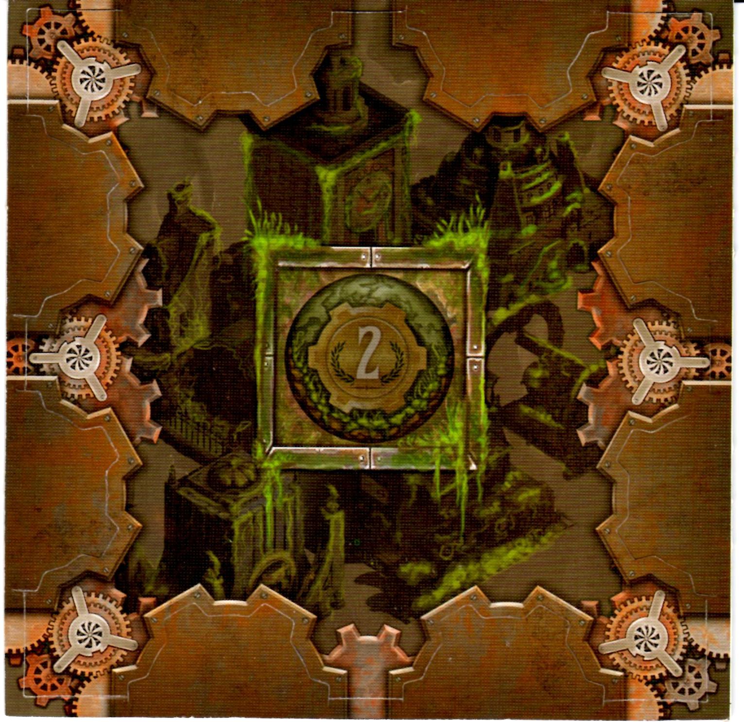 City of Gears: Dice Tower promo tile for use with the board game C, City of Gears, sold at the BoardGameGeek Store