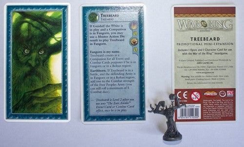 War of the Ring: Treebeard Promo for use with the board game War of the Ring, sold at the BoardGameGeek Store