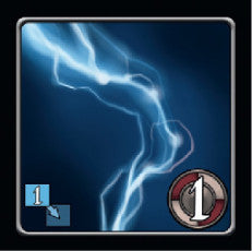 Völuspá: Lightning Bolt for use with the board game V, Voluspa, sold at the BoardGameGeek Store