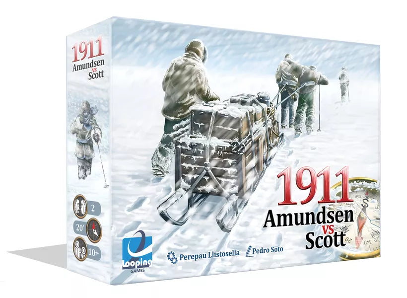 3D picture of the cover image of the board game 1911: Amundsen vs. Scott
