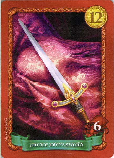 Sheriff of Nottingham: Prince John's Sword for use with the board game S, Sheriff of Nottingham, sold at the BoardGameGeek Store