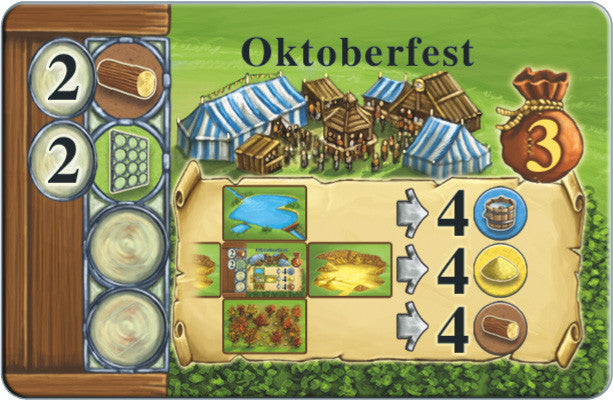 Glass Road: Oktoberfest for use with the board game G, Glass Road, sold at the BoardGameGeek Store
