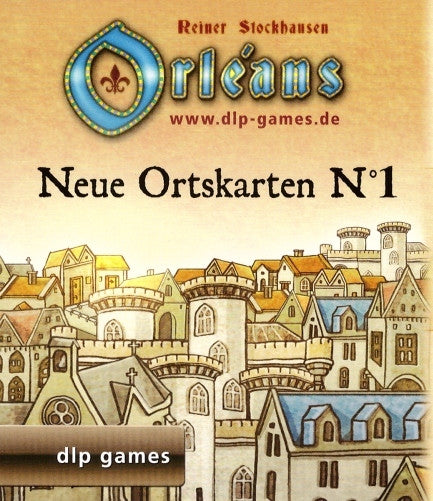 Orléans: Neue Ortskarten N°1 for use with the board game O, Orleans, sold at the BoardGameGeek Store