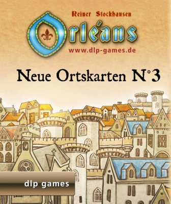 Orléans: Neue Ortskarten N°3 for use with the board game O, Orleans, sold at the BoardGameGeek Store