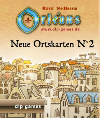 Orléans: Neue Ortskarten N°2 for use with the board game O, Orleans, sold at the BoardGameGeek Store
