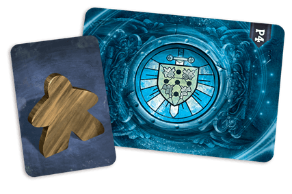 Mysterium: Meeple Promo Card for use with the board game M, Mysterium, sold at the BoardGameGeek Store