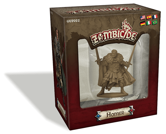 Zombicide: Black Plague - Homer Promo for use with the board game Z, Zombicide: Black Plague, sold at the BoardGameGeek Store