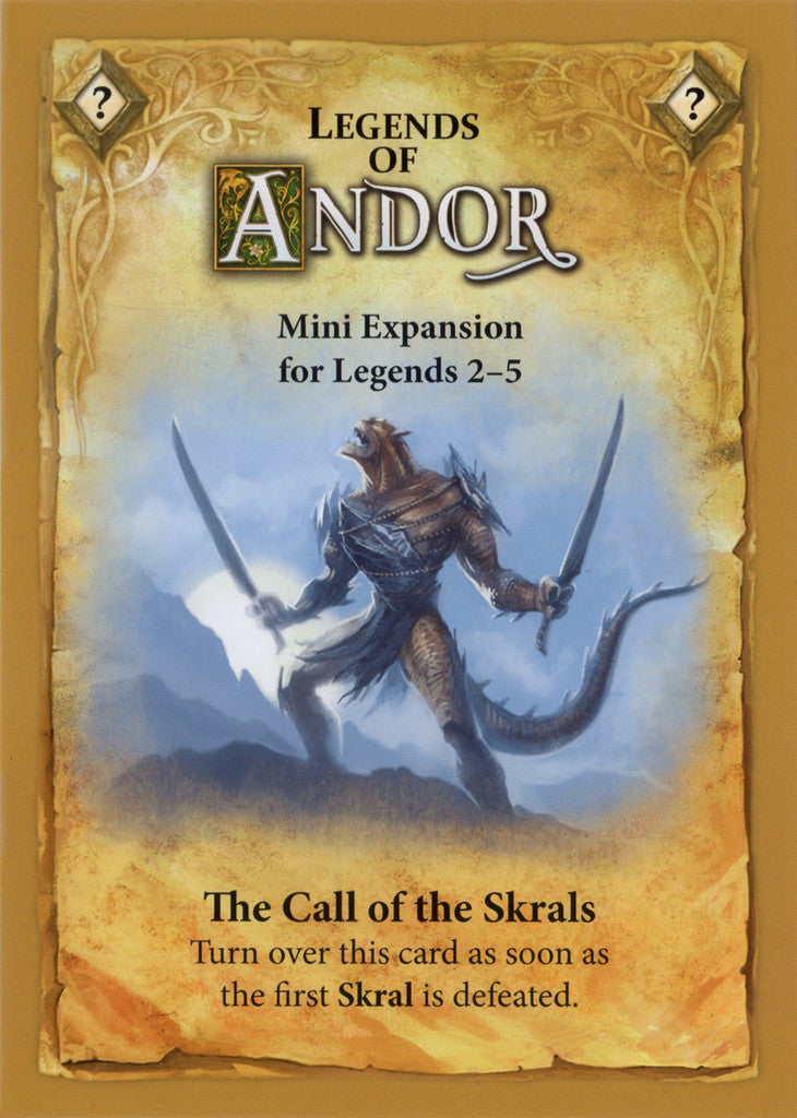 Legends of Andor: Call of the Skrals for use with the board game L, Legends of Andor, Spring Sale, sold at the BoardGameGeek Store