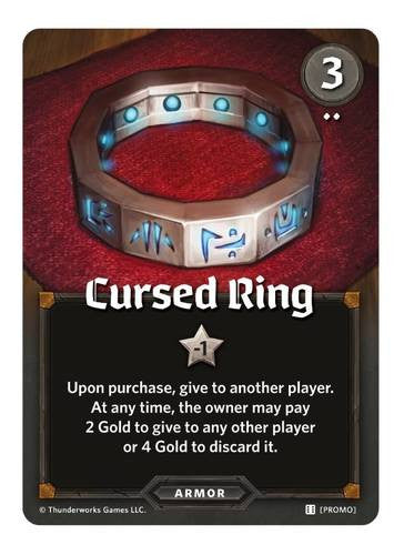 Roll Player: Cursed Ring for use with the board game R, Roll Player, Spring Sale, sold at the BoardGameGeek Store