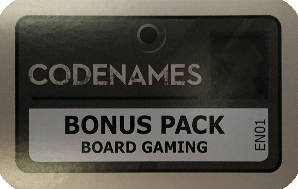Codenames: Bonus Pack – Board Gaming – BoardGameGeek Store