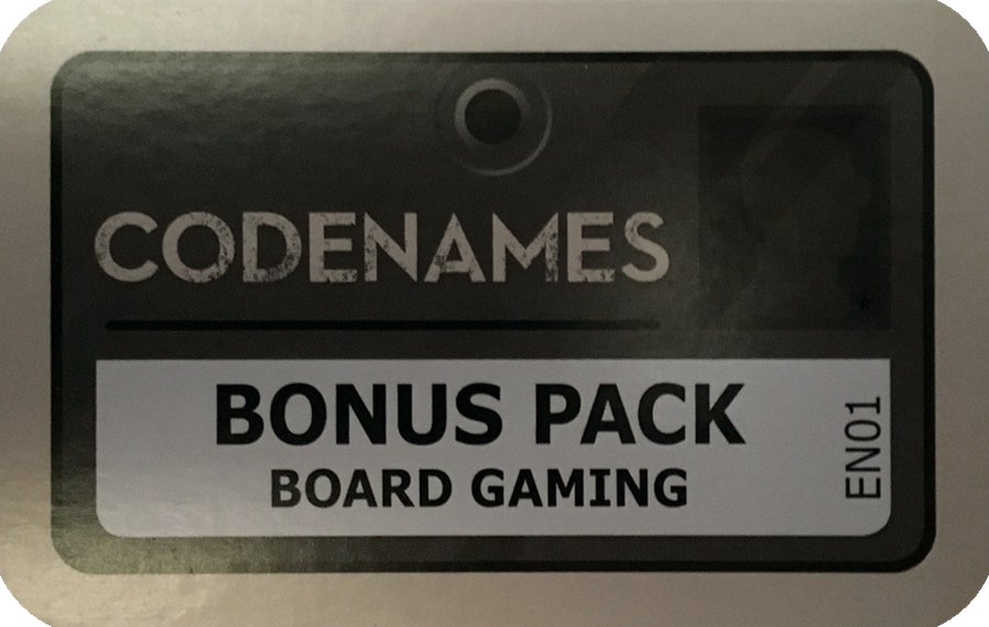Codenames: Bonus Pack – Board Gaming for use with the board game C, Codenames, sold at the BoardGameGeek Store