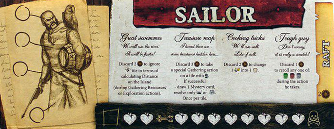 Robinson Crusoe: Adventure on the Cursed Island – Sailor for use with the board game R, Robinson Crusoe, Spring Sale, sold at the BoardGameGeek Store