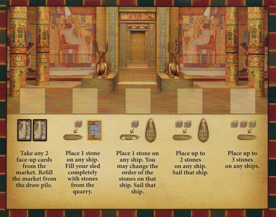 Imhotep: The Pharaoh's Favors for use with the board game I, Imhotep, sold at the BoardGameGeek Store