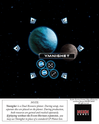 Exodus: Proxima Centauri – Ymnighet Mini-Expansion for use with the board game E, Exodus, Spring Sale, sold at the BoardGameGeek Store