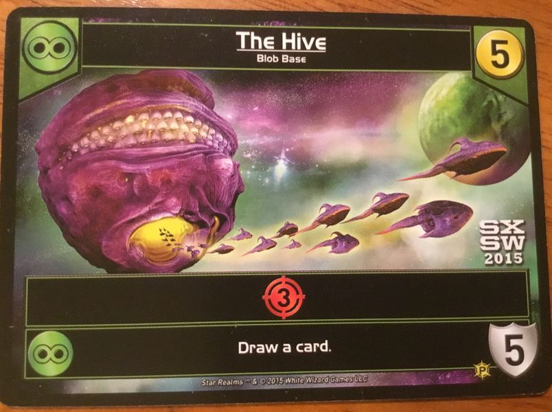 Star Realms: The Hive for use with the board game S, Spring Sale, Star Realms, sold at the BoardGameGeek Store