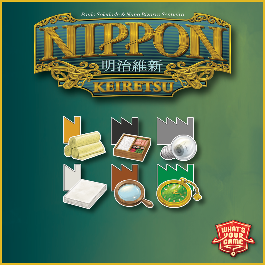Nippon: Keiretsu for use with the board game N, Nippon, sold at the BoardGameGeek Store