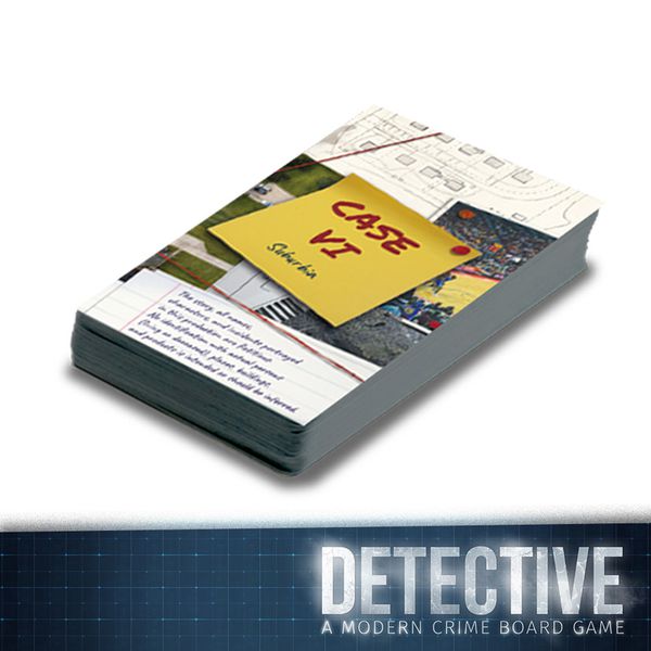 Detective: Case 6 - Suburbia for use with the board game Detective, Spring Sale, sold at the BoardGameGeek Store