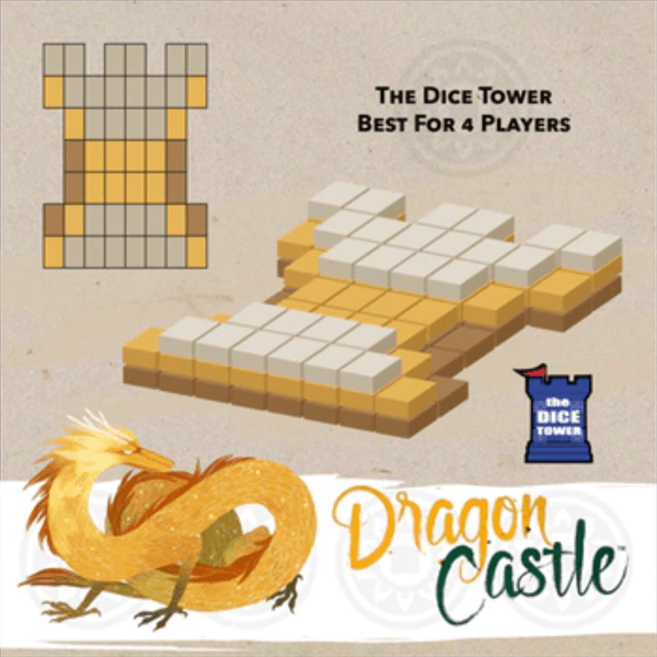 Dragon Castle: The Dice Tower Promo for use with the board game D, Dragon Castle, sold at the BoardGameGeek Store
