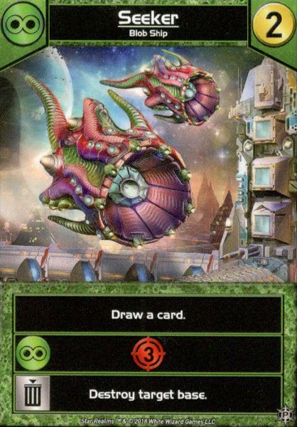 Star Realms: Seeker Promo Card for use with the board game S, Spring Sale, Star Realms, sold at the BoardGameGeek Store