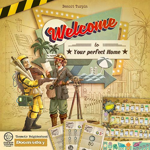 Welcome To...Doomsday Thematic Neighborhood for use with the board game Spring Sale, W, Welcome To . . ., sold at the BoardGameGeek Store