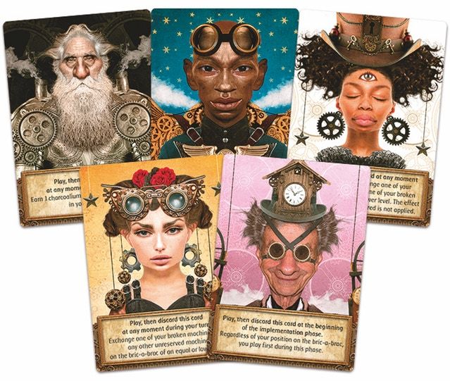 Imaginarium: 5 Handymen Power Cards for use with the board game I, Imaginarium, Spring Sale, sold at the BoardGameGeek Store
