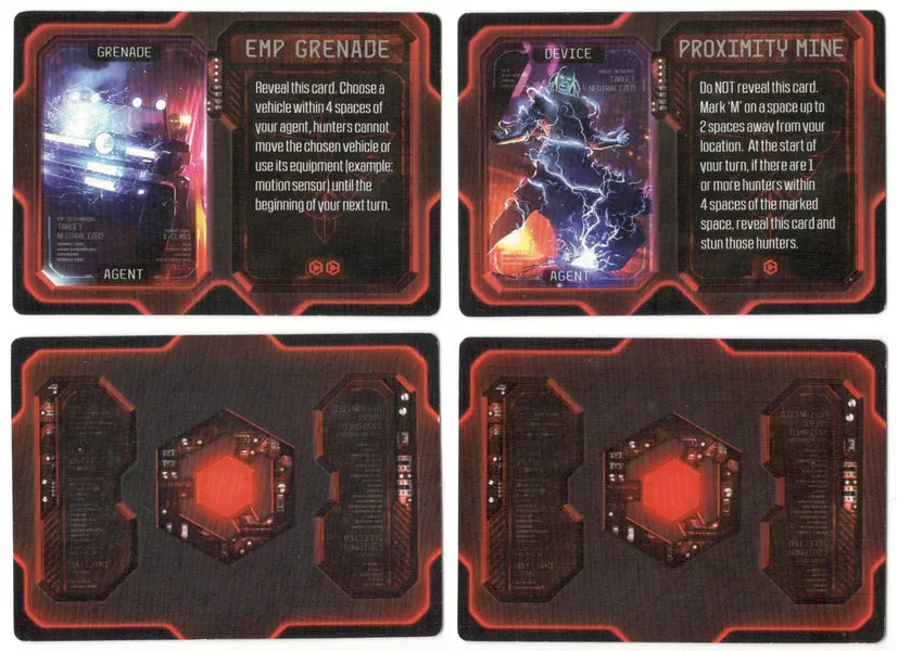 Specter Ops: Pre-Order Promo Cards for use with the board game S, Specter Ops, sold at the BoardGameGeek Store