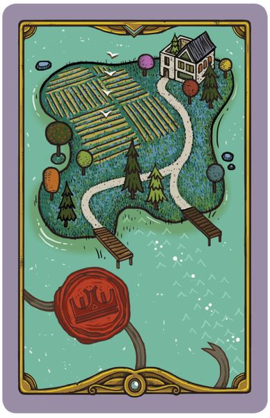 Feudum: Lone Isle Promotional Card for use with the board game F, Feudum, Spring Sale, sold at the BoardGameGeek Store