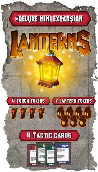 Tiny Epic Tactics: Lanterns Mini Expansion for use with the board game Spring Sale, T, Tiny Epic Tactics, sold at the BoardGameGeek Store