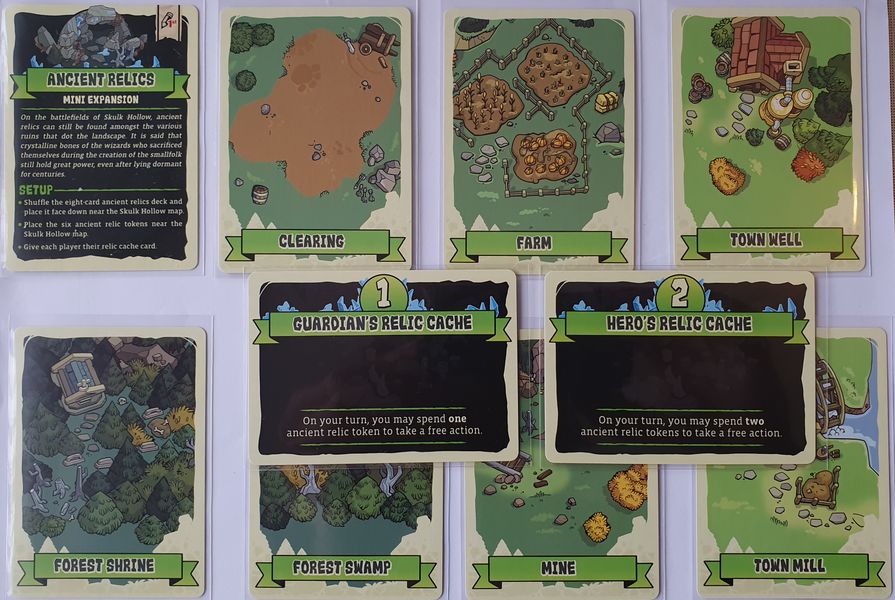 Skulk Hollow: Ancient Relics for use with the board game S, Skulk Hollow, sold at the BoardGameGeek Store