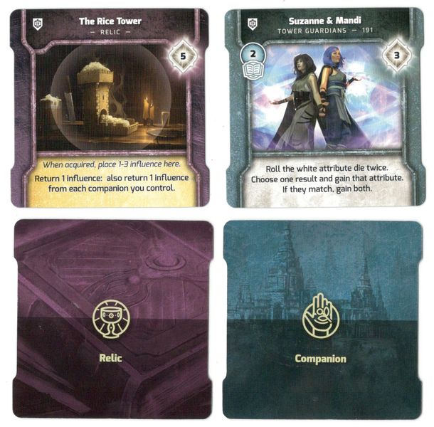 Vindication: Suzanne & Mandi for use with the board game V, Vindication, sold at the BoardGameGeek Store