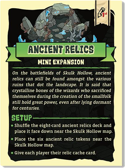 Skulk Hollow: Ancient Relics for use with the board game S, Skulk Hollow, sold at the BoardGameGeek Store