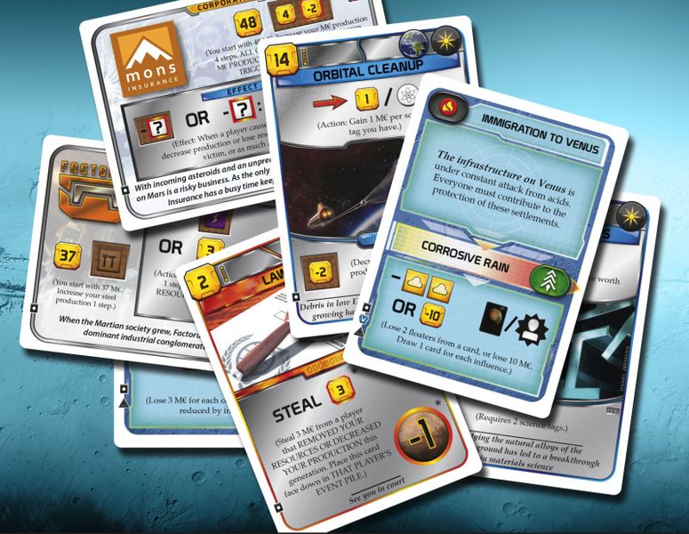 Terraforming Mars: Turmoil - Promo Card Pack for use with the board game T, Terraforming Mars, sold at the BoardGameGeek Store