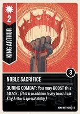 Unmatched: Battle of Legends, Volume One – King Arthur Foil Promo for use with the board game U, Unmatched: Battle of Legends, sold at the BoardGameGeek Store