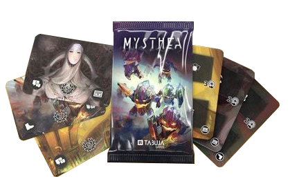 Mysthea: Dice Tower Promo Cards for use with the board game M, Mysthea, sold at the BoardGameGeek Store