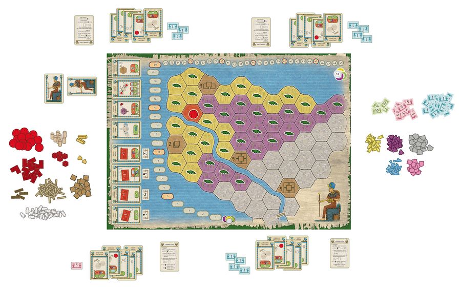 Faiyum for use with the board game Faiyum, sold at the BoardGameGeek Store