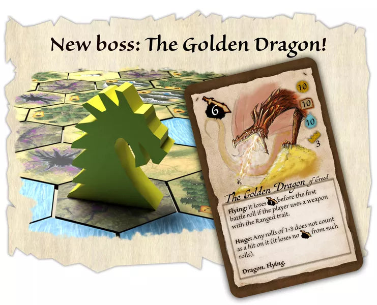 Here Be Dragons: Into the Unknown for use with the board game Here Be Dragons, sold at the BoardGameGeek Store