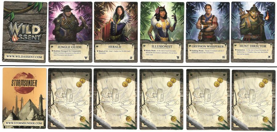 Wild Assent: Exclusive Workers Promo Cards for use with the board game W, Wild Assent, sold at the BoardGameGeek Store