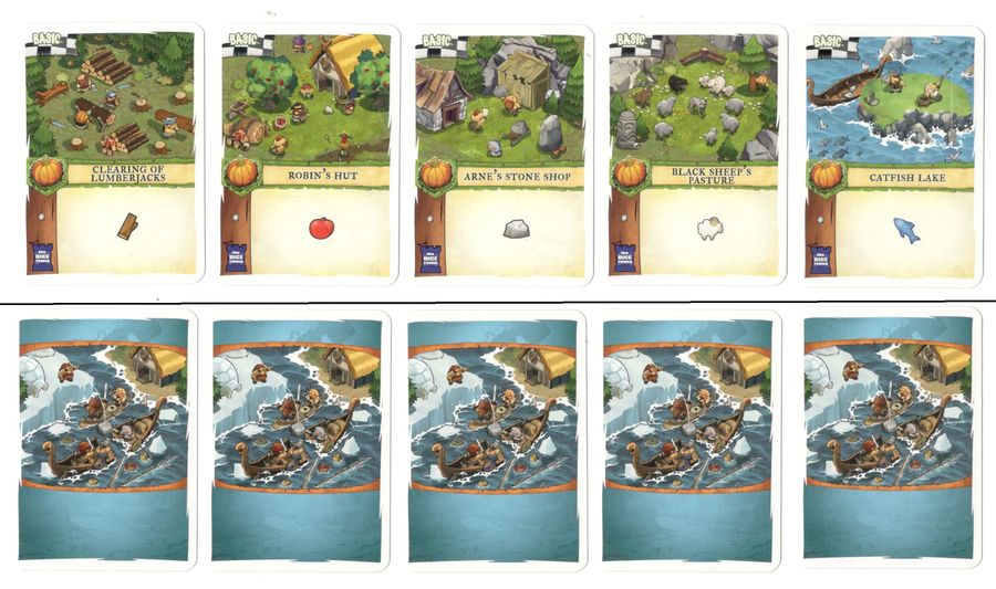 Imperial Settlers: Empires of the North – Common Field Promos for use with the board game I, Imperial Settlers: Empires of the North, sold at the BoardGameGeek Store