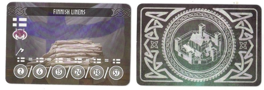 Reavers of Midgard: Finnish Linens Promo Cards for use with the board game R, Reavers of Midgard, sold at the BoardGameGeek Store