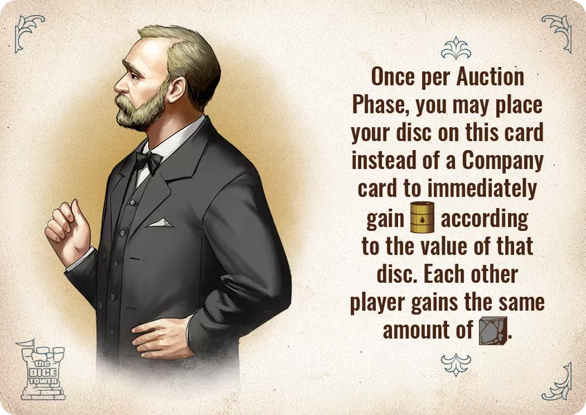 Furnace: Alfred Nobel Promo Card for use with the board game F, Furnace, sold at the BoardGameGeek Store