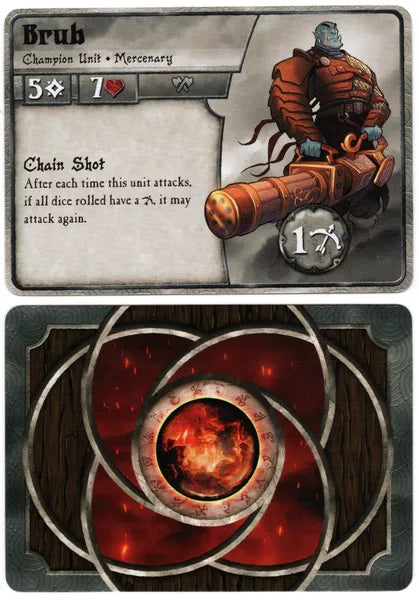 Summoner Wars (Second Edition): Brub Promo Card for use with the board game S, Summoner Wars, sold at the BoardGameGeek Store