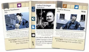 Lawyer Up: Season 2 - Private Eye: Game Boy Geek 2022 Promo Cards for use with the board game L, Lawyer Up: Season 2, sold at the BoardGameGeek Store