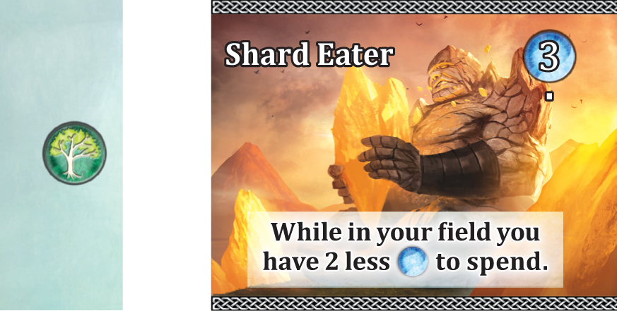 Mystic Vale: Shard Eater for use with the board game M, Mystic Vale, Spring Sale, sold at the BoardGameGeek Store