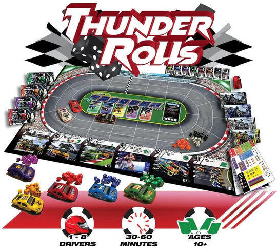 Thunder Rolls for use with the board game Thunder Rolls, sold at the BoardGameGeek Store