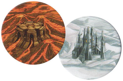 Terra Mystica: Alternate Art Landscape Tiles for use with the board game T, Terra Mystica, sold at the BoardGameGeek Store