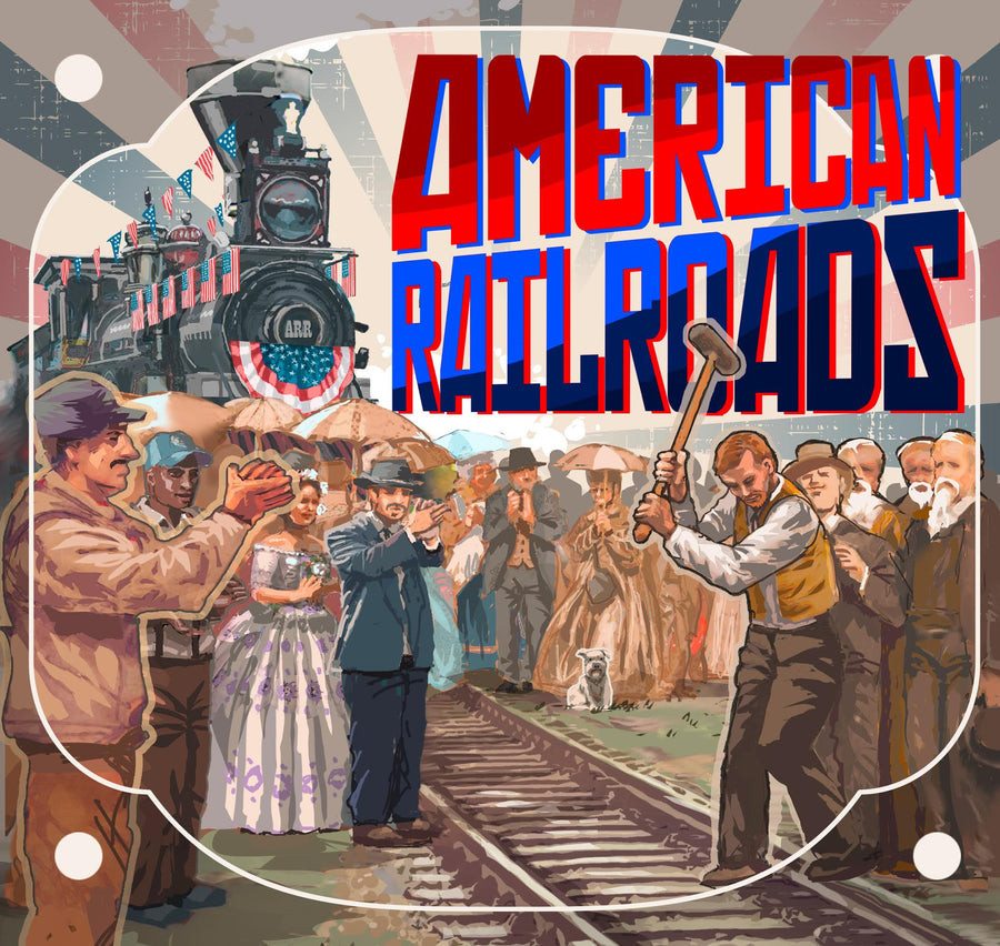 Russian Railroads: American Railroads for use with the board game Russian Railroads, sold at the BoardGameGeek Store